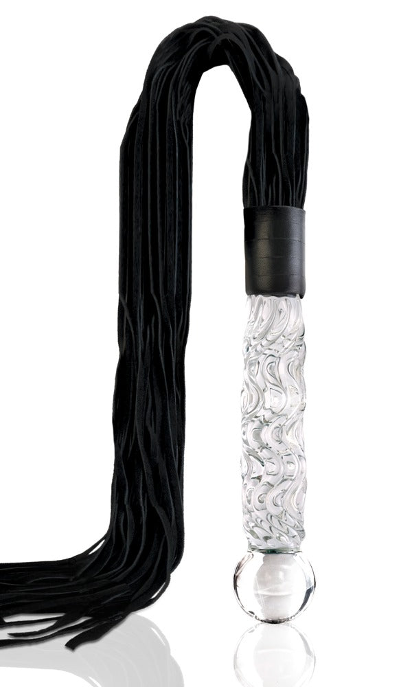 Icicles Hand Blown Glass Whip