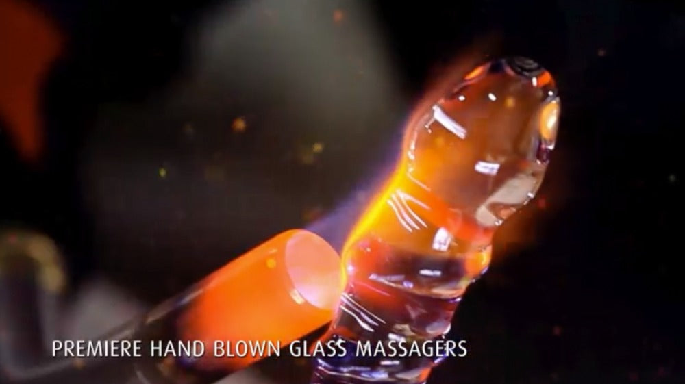 Icicles Hand Blown Glass Whip