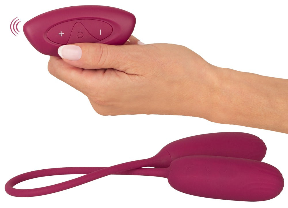 Sweet Smile RC Shaking & Vibrating Love Egg Duo