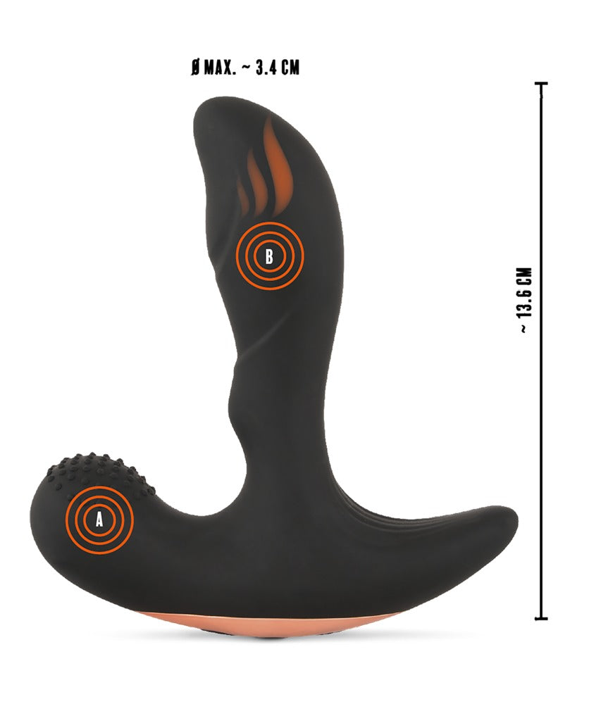 Rebel's Remote Controlled Prostate Plug with 2 Functions