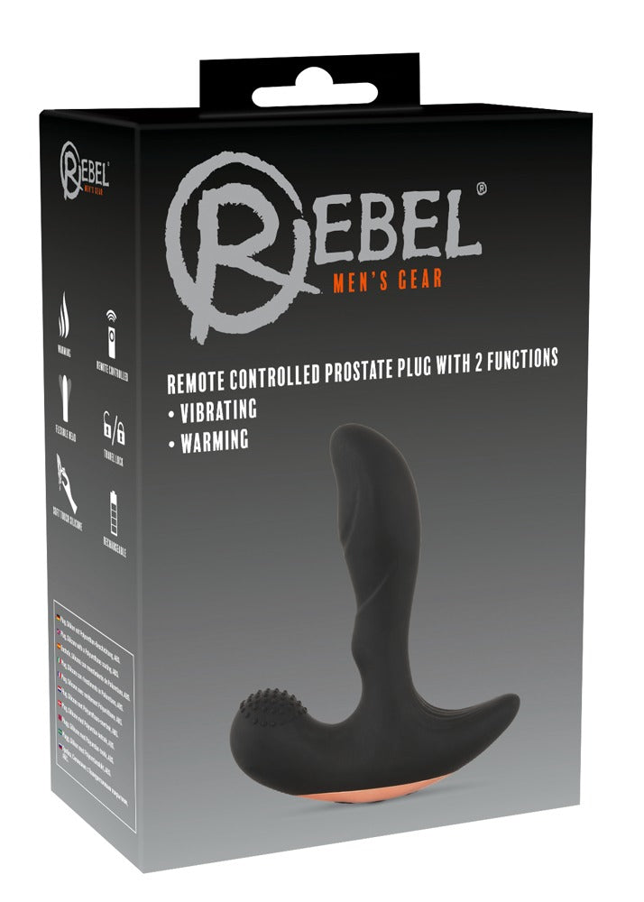 Rebel's Remote Controlled Prostate Plug with 2 Functions