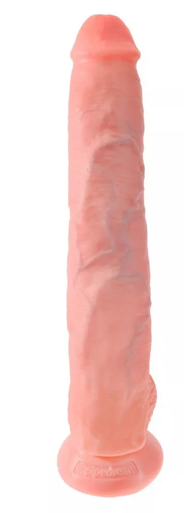 King Cock Realistic Dildo with balls 14" Inch Suction Cup Strap-On Sex Toy