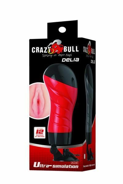 Crazy Bull Delia Vibrating mens masturbator