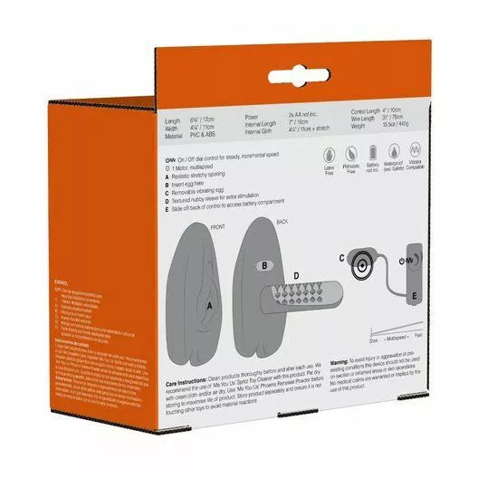 Me You Us Miss Laura Vibrating Masturbator Flesh