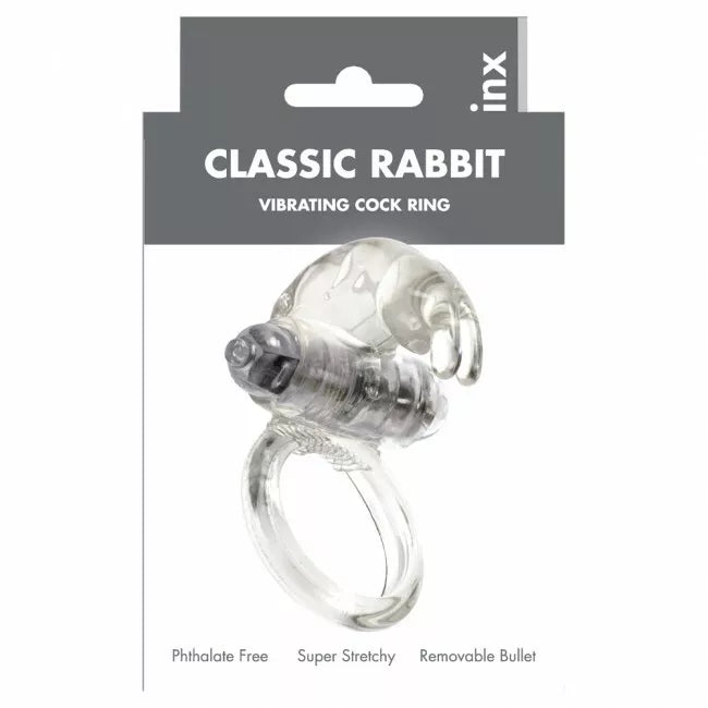 Linx Classic Rabbit Cock Ring Transparent