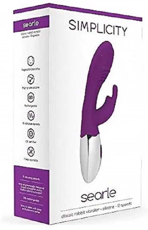 Searle Classic Rabbit Vibrator – Purple