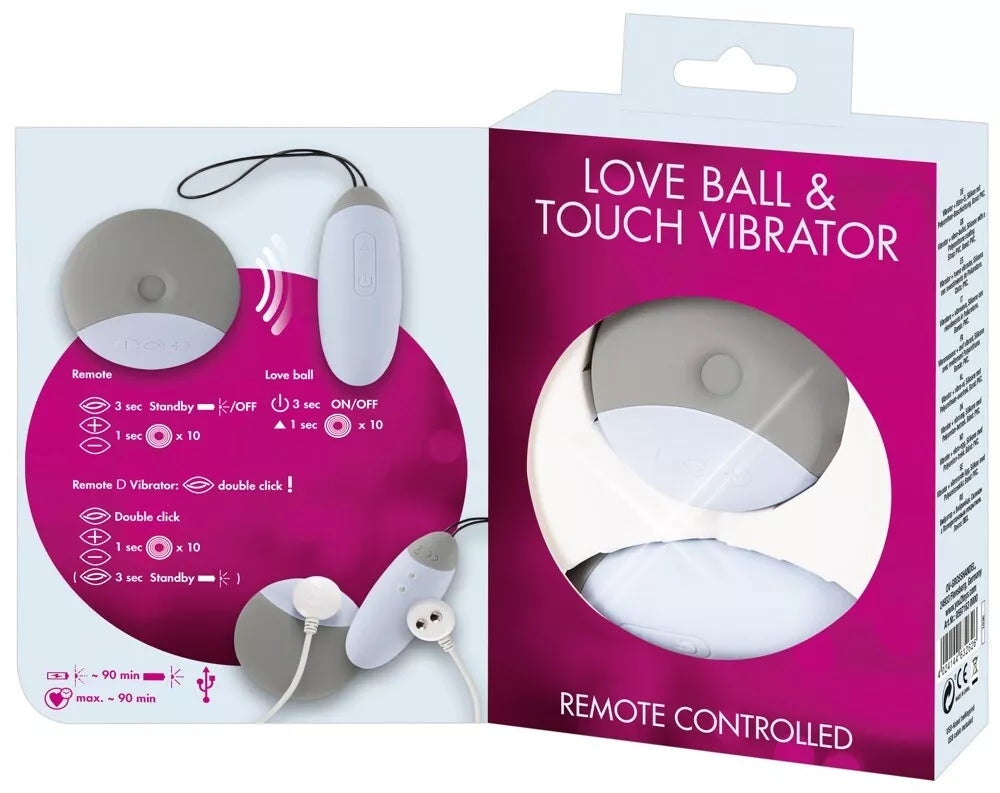 Love Ball & Touch Vibrator You 2 Toys