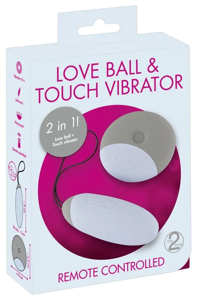Love Ball & Touch Vibrator You 2 Toys