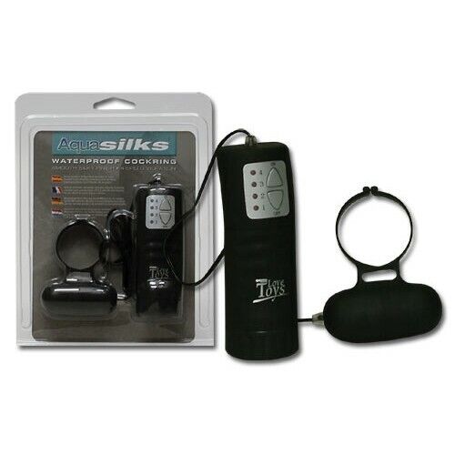 Aqua Silks Vibrating Cock Ring