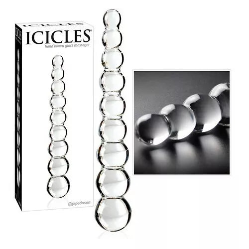 Icicles No. 2 Hand Blown Glass Massager