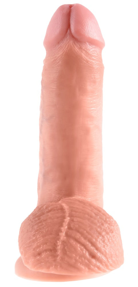 King Cock 7" Cock with Balls Light