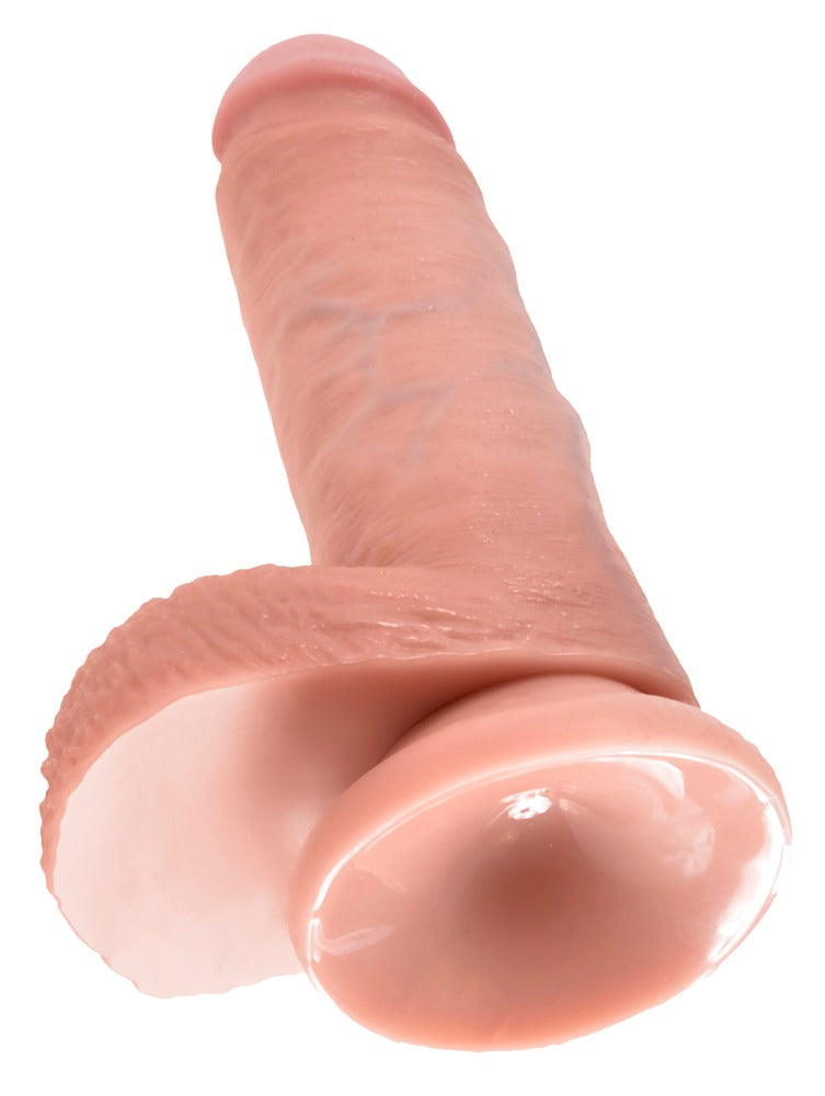 King Cock 7" Cock with Balls Light