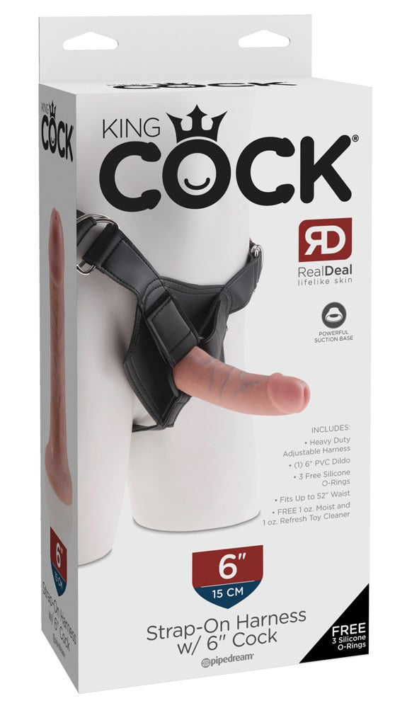 King cock Strap-on with 6 Inch