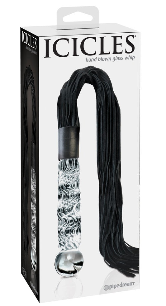Icicles Hand Blown Glass Whip