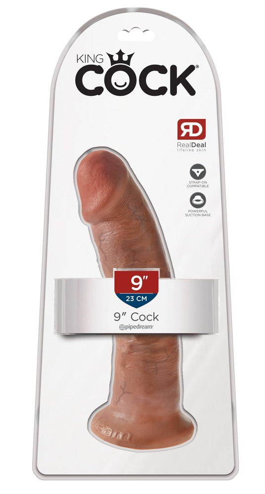 King Cock Cock 9" Tan