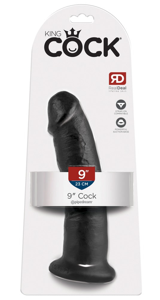 King Cock Cock 9" Black