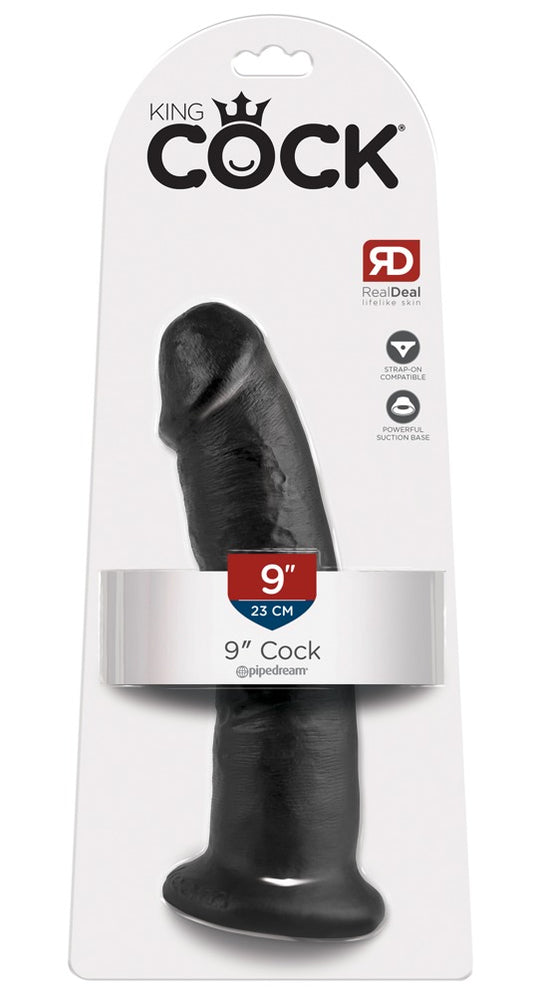 King Cock Cock 9" Black