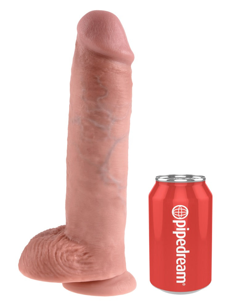 King Cock 11" Cock with Balls