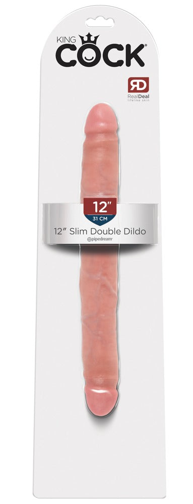 King Cock 12“ Slim Double Dildo