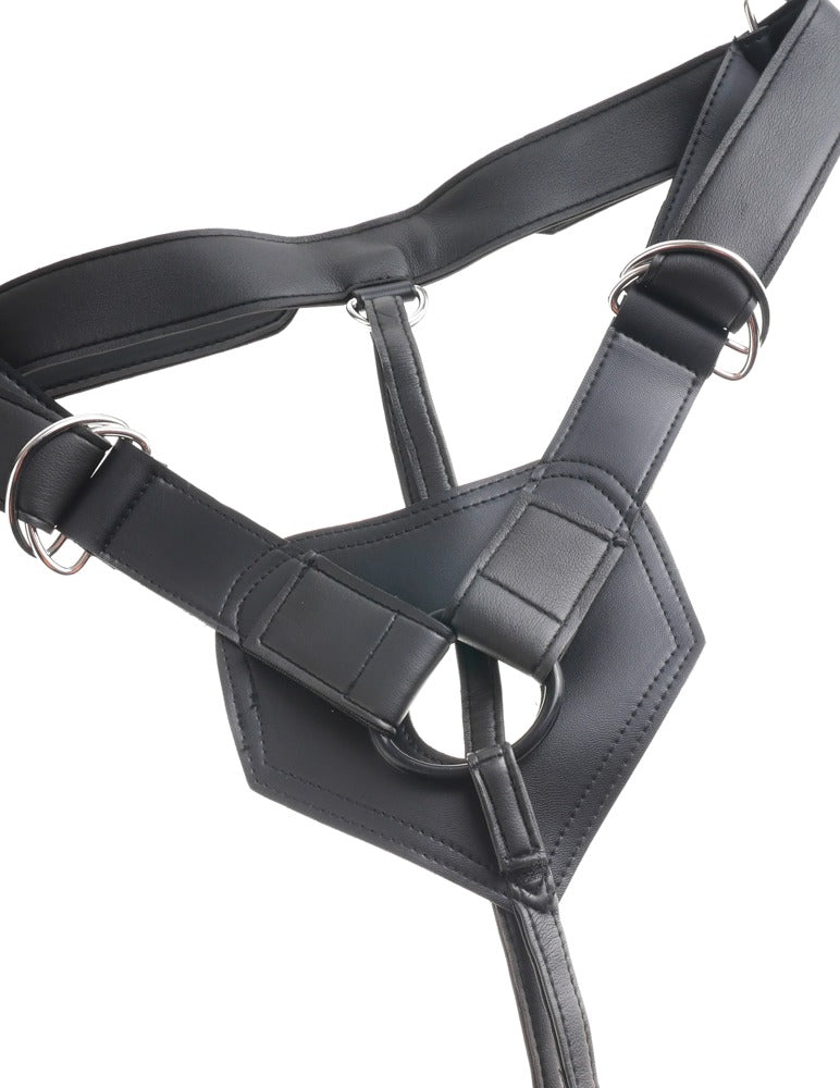 King Cock Strap-on Harness with 9 Inch Cock