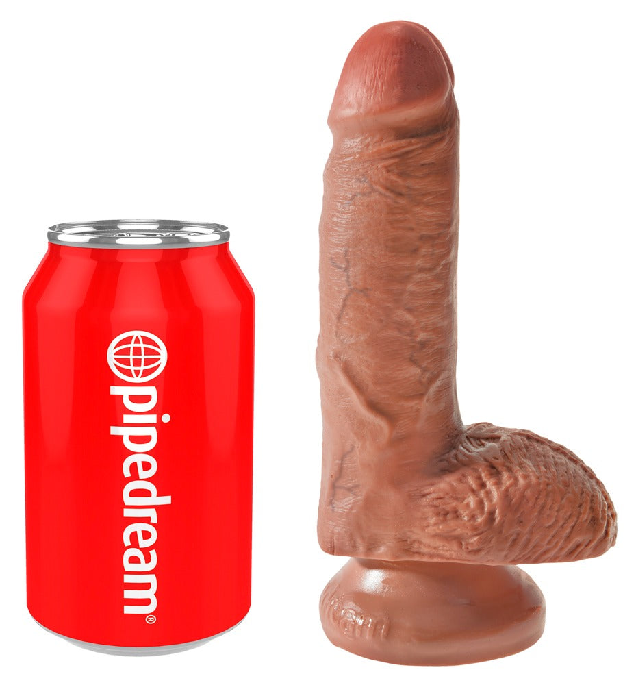 King Cock 7" with Balls Tan
