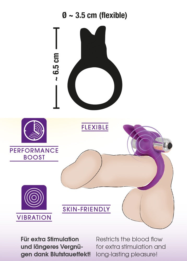 Sweet Smile Vibrating Cock Ring