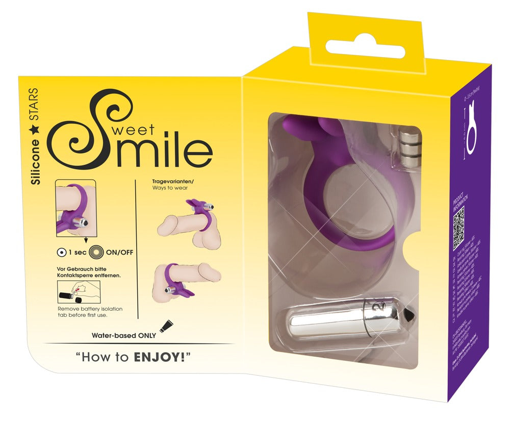 Sweet Smile Vibrating Cock Ring