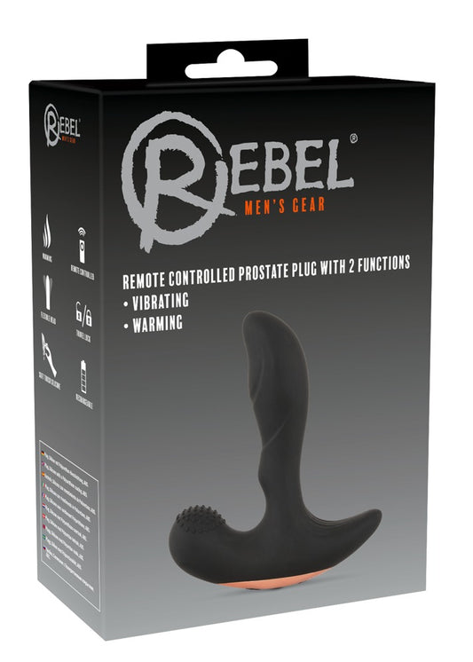 Rebel's Remote Controlled Prostate Plug with 2 Functions