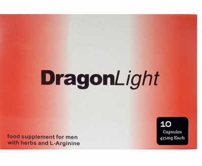 Dragon Light Herbal Enhancer for Men 10 x Capsules/Pills, Erectile Dysfunction/Erection