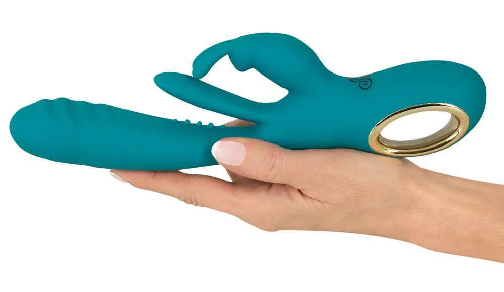 Sweet Smile Rabbit Vibrator with Thrust Function and G-Spot Stimulation