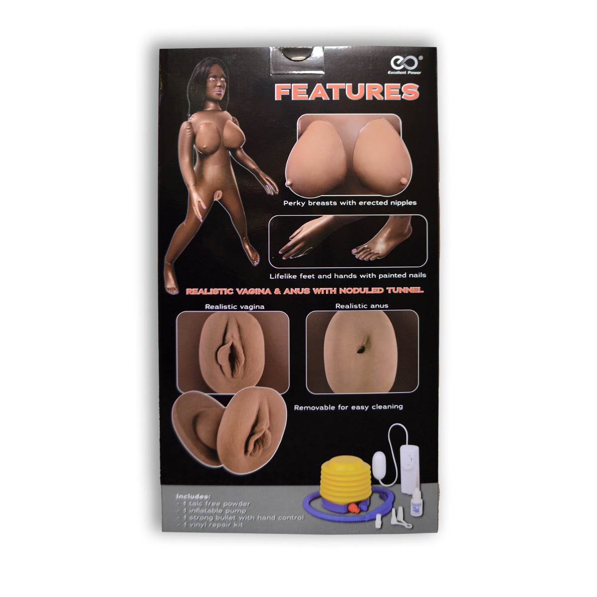Cheating Wife Inflatable Doll Chocolate