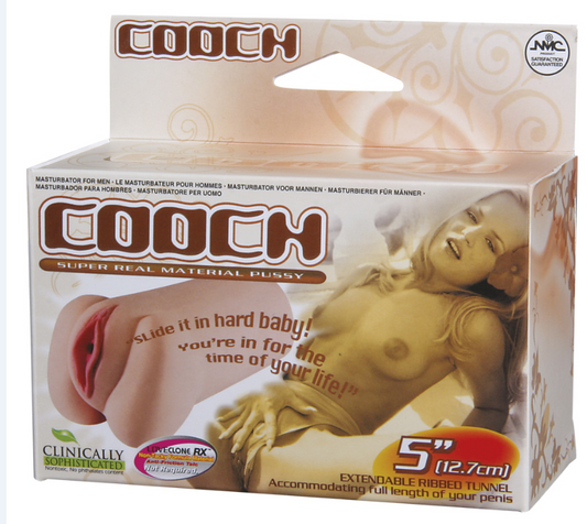 Cooch 5" Super Real Flesh Pussy Masturbator, Sex Toy