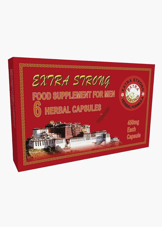 Extra Strong Food Supplement/Enhancement for Men x 6- 450mg Capsules/Pills, Erectile Dysfunction,    Erection