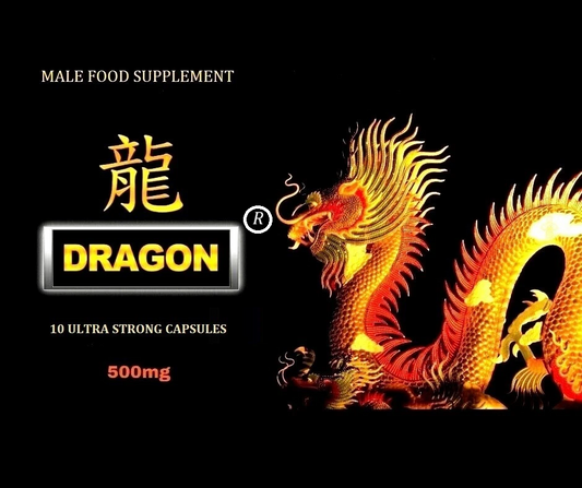 DRAGON ULTRA STRONG Enhancement 500mg x 10 Herbal Capsules/Pills, Erectile Dysfunction,     Erection
