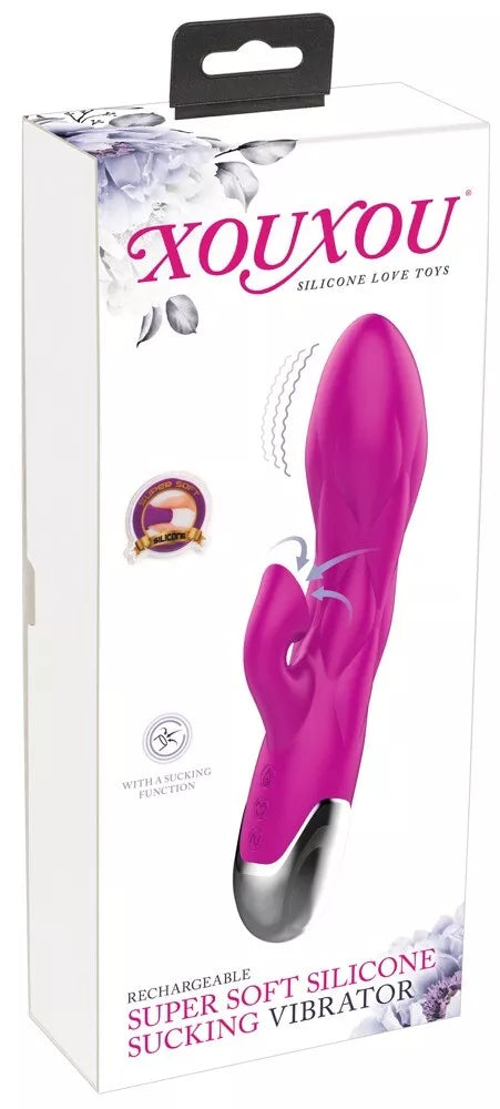 XOUXOU Super Soft Silicone Sucking Vibrator