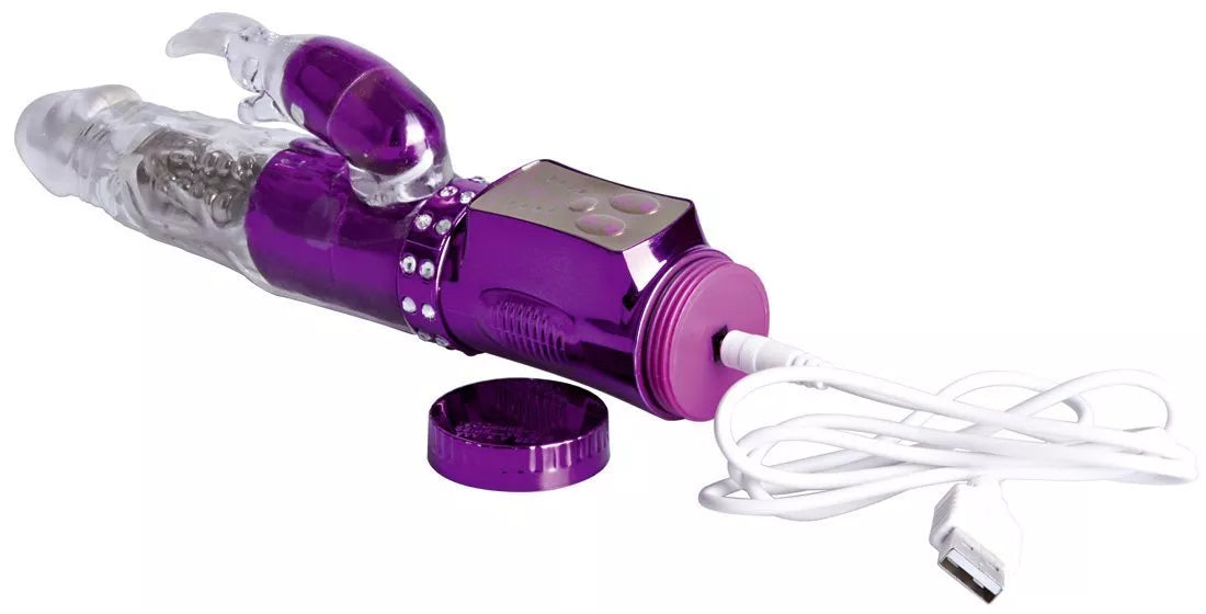Diamond Affairs Rechargeable Waterproof Vibrator 36 Modes Vibration 8 x Rotation