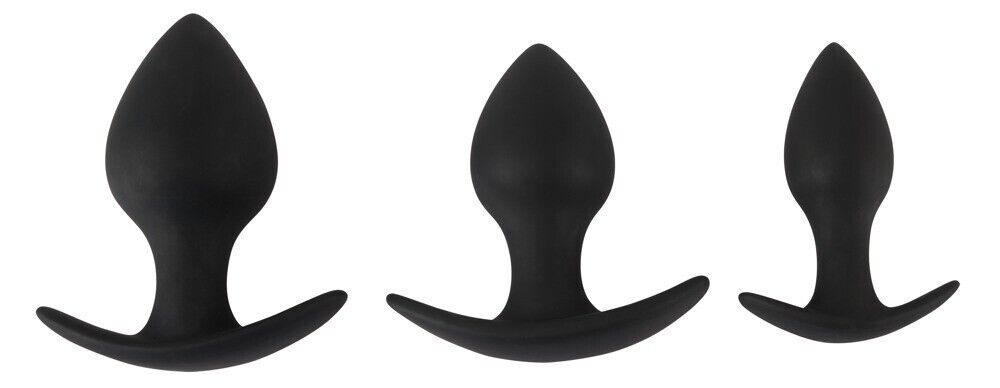 Black Velvet 3-piece Anal Trainer Set
