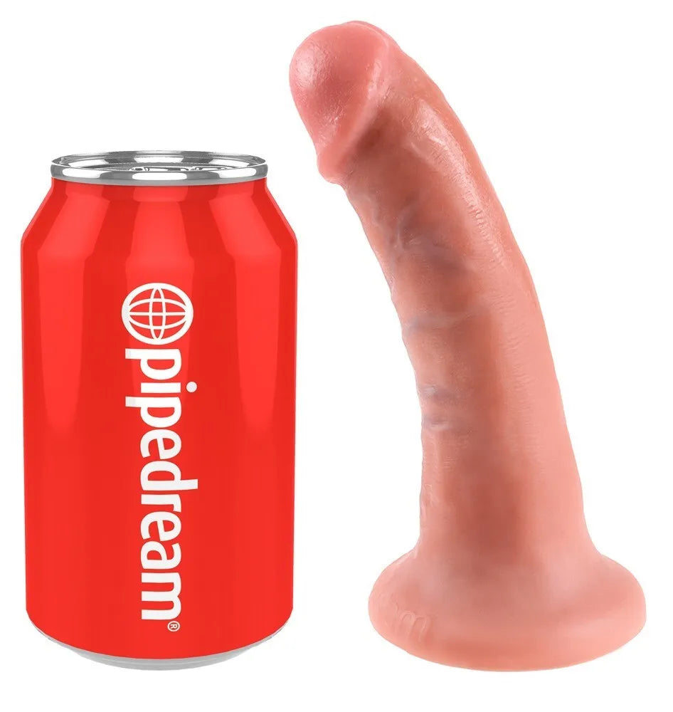 King Cock Realistic Dildo 6" Inch Suction Cup Strap-On Sex Toy