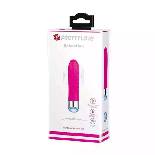 Pretty Love Sebastian Pink Silicone Bullet