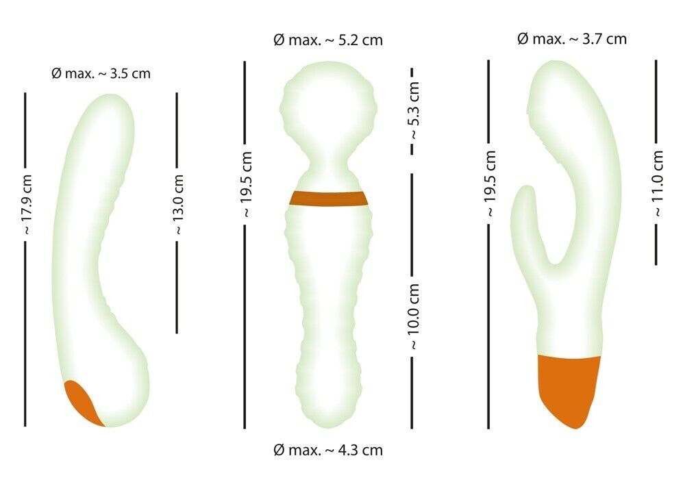 Glow in the Dark Vibrator Set