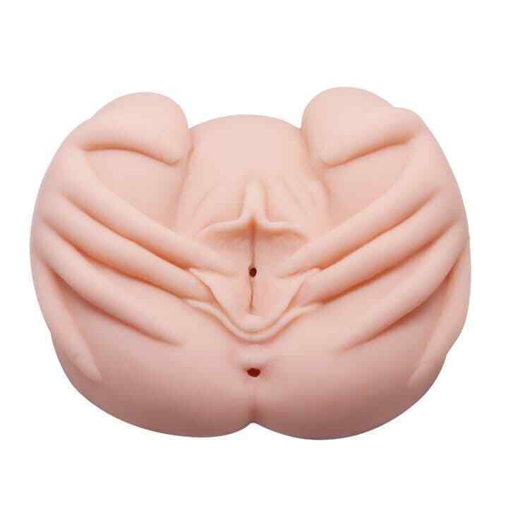 Crazy Bull realistic vagina & ass vibrating Mens Masturbator
