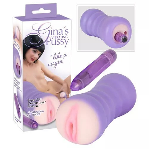 Gina's Vibrating Pussy Masturbator