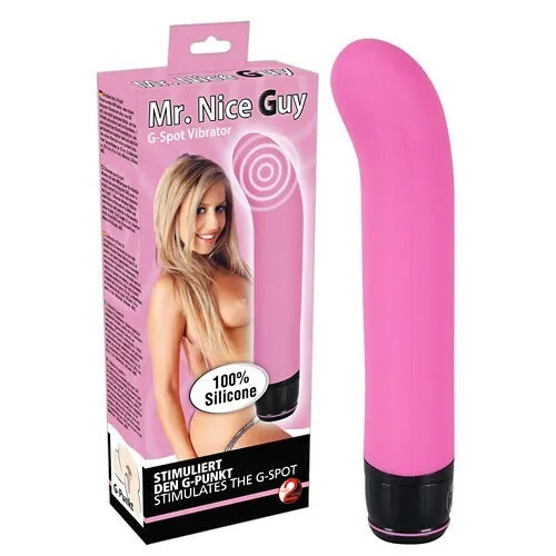 Mr. Nice Guy Classic Silicone G-spot Vibe Pink