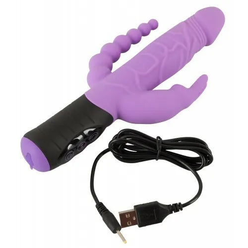 Silicone Triple Vibrator